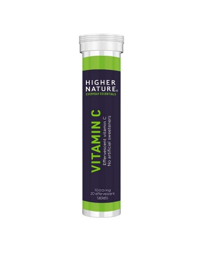 HIGHER NATURE VITAMIN C EFFERVESCENT 1000MG 20EFF. TABS