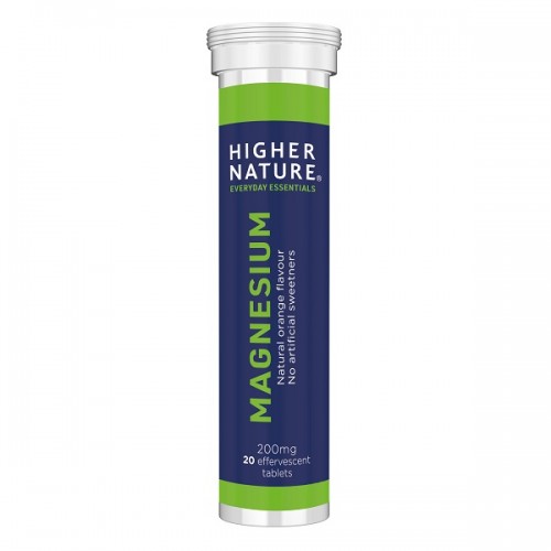 HIGHER NATURE MAGNESIUM 200MG 20EFF. TABS