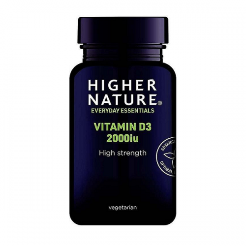 HIGHER NATURE VITAMIN D3  2000IU 60GEL-CAPS