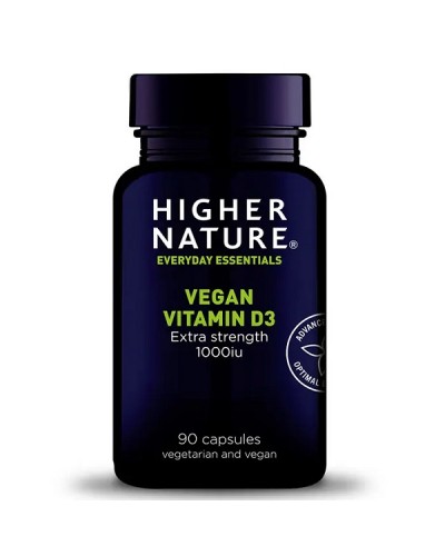 HIGHER NATURE VEGAN VITAMIN D3 1000iu 90CAPS