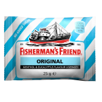 FISHERMAN'S FRIEND ORIGINAL ΚΑΡΑΜΕΛΕΣ ΓΙΑ ΤΟΝ ΠΟΝΟΛΑΙΜΟ ΜΕ ΜΙΝΘΟΛΗ & ΕΥΚΑΛΥΠΤΟ ΧΩΡΙΣ ΖΑΧΑΡΗ 25GR