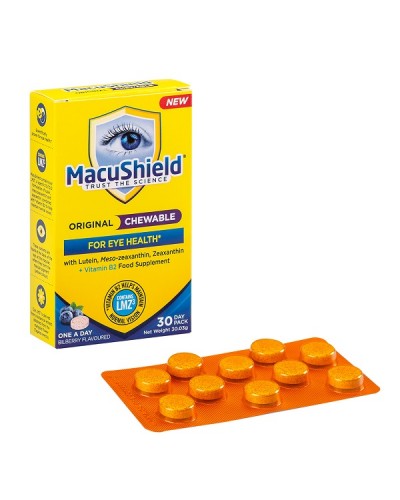 MACUSHIELD ORIGINAL CHEWABLE 30 ΜΑΣΩΜΕΝΑ ΔΙΣΚΙΑ