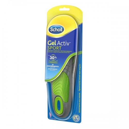 SCHOLL GEL ACTIV SPORT ΓΥΝΑΙΚΕΙΟΙ ΠΑΤΟΙ ΓΙΑ ΑΘΛΗΤΙΚΕΣ ΔΡΑΣΤΗΡΙΟΤΗΤΕΣ 1 ζευγάρι