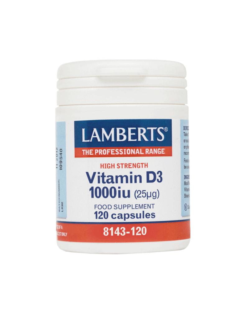 LAMBERTS VITAMIN D 1000IU 120CAPS LAMBERTS VITAMIN D 1000IU 120CAPS
