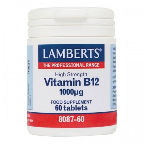 LAMBERTS VITAMIN B12 1000μg 60tabs LAMBERTS VITAMIN B12 1000μg 60tabs