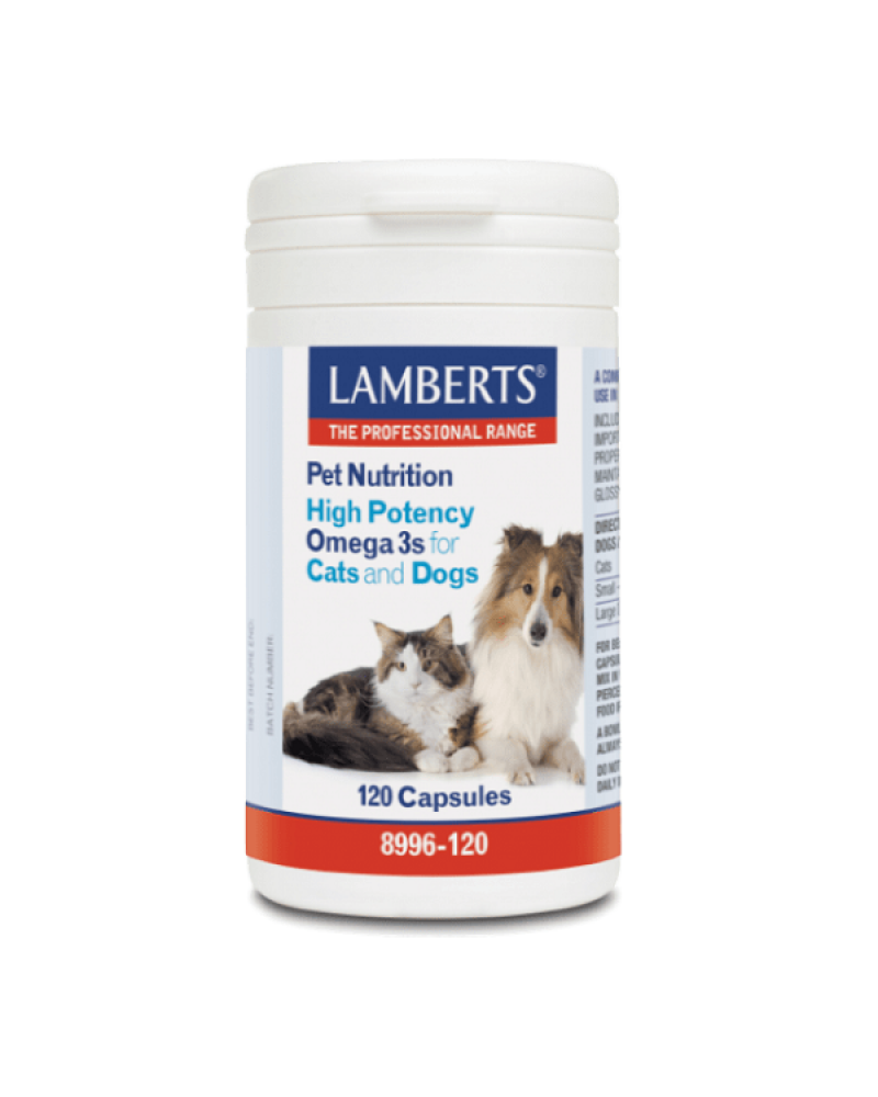 LAMBERTS PET NUTRITION OMEGA 3 120TABS LAMBERTS PET NUTRITION OMEGA 3 120TABS