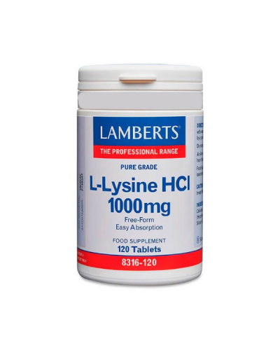LAMBERTS L-LYSINE HCI 1000MG 120TABS