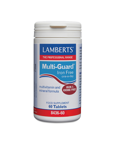 LAMBERTS MULTI GUARD IRON FREE 60TABS