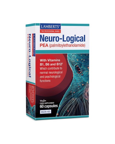 LAMBERTS NEURO-LOGICAL PEA WITH VITAMINS B1, B6 & B12 60CAPS