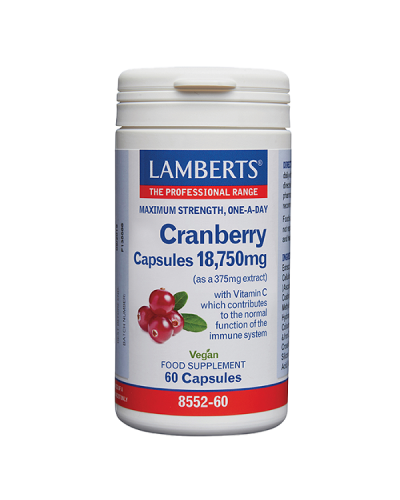 LAMBERTS CRANBERRY 18.750mg 60caps