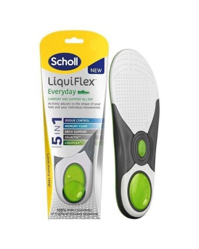 SCHOLL LIQUIFLEX EVERYDAY 5 IN 1 TECHNOLOGY ΑΝΑΤΟΜΙΚΟΙ ΠΑΤΟΙ ΠΑΠΟΥΤΣΙΩΝ Νο. 36-41 1 ζευγάρι