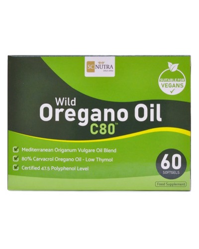 SC NUTRA WILD OREGANO OIL 60CAPS