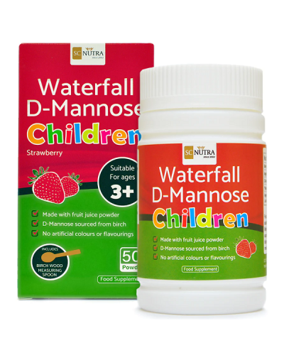 SC NUTRA WATERFALL D-MANNOSE CHILDREN STRAWBERRY 50GR