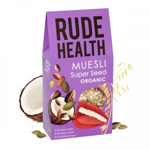 RUDE HEALTH MUESLI SUPER SEED ORGANIC 500GR