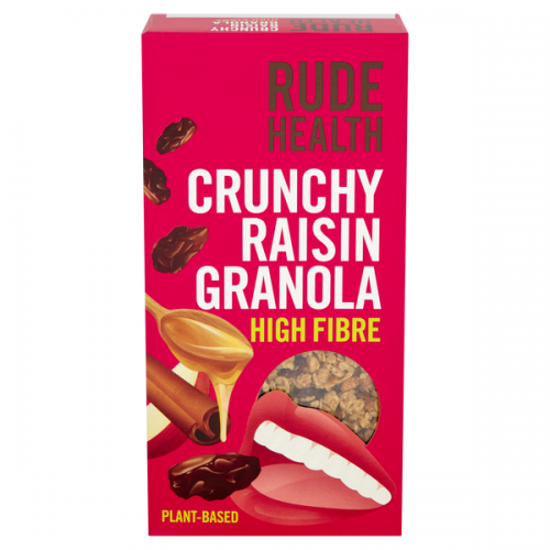 RUDE HEALTH GRANOLA CRUNCHY RAISIN 400GR