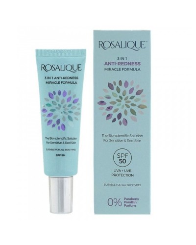 ROSALIQUE 3 IN 1 ANTI-REDNESS MIRACLE FORMULA SPF50 30ML