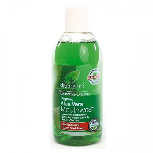 DR.ORGANIC ALOE VERA MOUTHWASH 500ml DR.ORGANIC ALOE VERA MOUTHWASH 500ml