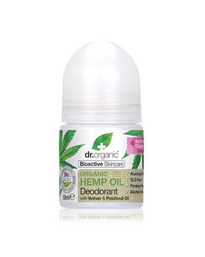 DR.ORGANIC ORGANIC HEMP OIL DEODORANT 50ML