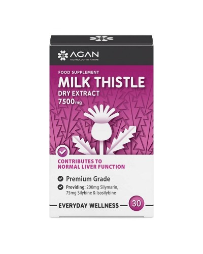 AGAN MILK THISTLE 7500 MG 30 VEGICAPS