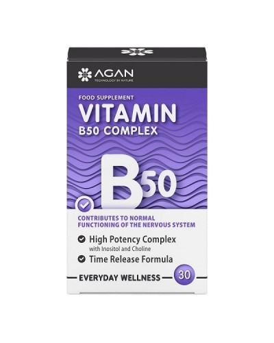 AGAN VITAMIN B 50 COMPLEX 30 TR TABS