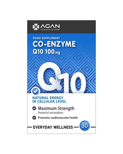 AGAN CO-ENZYME Q10 100MG 30VEGICAPS