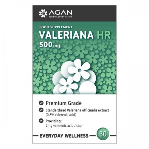 AGAN VALERIANA HR 500MG 30VEGICAPS