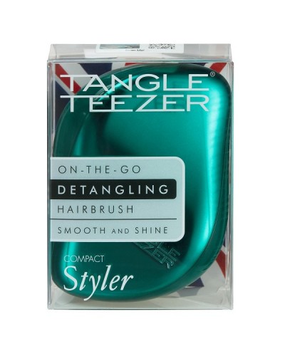 TANGLE TEEZER COMPACT STYLER EMERALD GREEN ΒΟΥΡΤΣΑ ΜΑΛΛΙΩΝ 1τμχ