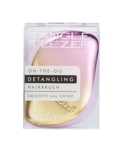 TANGLE TEEZER COMPACT STYLER LILAC YELLOW CHROME ΒΟΥΡΤΣΑ ΜΑΛΛΙΩΝ 1τμχ