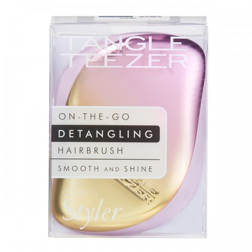 TANGLE TEEZER COMPACT STYLER LILAC YELLOW CHROME ΒΟΥΡΤΣΑ ΜΑΛΛΙΩΝ 1τμχ