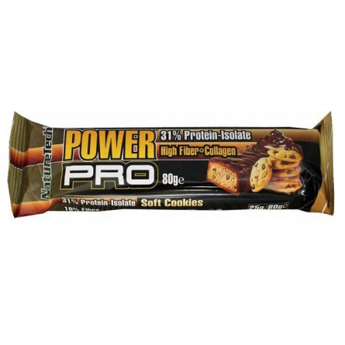 NATURETECH POWER PRO CLASSIC PROTEIN BAR SOFT COOKIES 80G