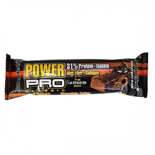 NATURETECH POWER PRO CLASSIC PROTEIN BAR CHOCOLATE FUDGE 80G