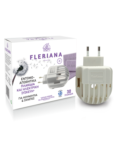 POWER HEALTH FLERIANA ΕΝΤΟΜΟΑΠΩΘΗΤΙΚΑ ΠΛΑΚΙΔΙΑ 30τμχ + ΗΛΕΚΤΡΙΚΗ ΣΥΣΚΕΥΗ