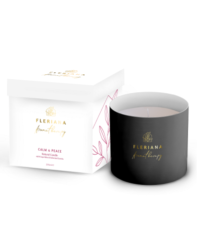 POWER HEALTH FLERIANA AROMATHERAPY CALM & PEACE NATURAL CANDLE 235ml