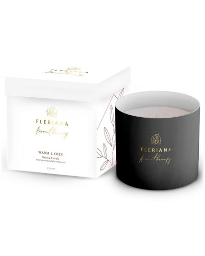 POWER HEALTH FLERIANA AROMATHERAPY WARM & COZY NATURAL CANDLE 235ml