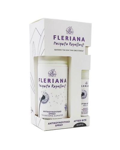 POWER HEALTH PROMO FLERIANA MOSQUITO REPELLENT SPRAY ΑΝΤΙΚΟΥΝΟΥΠΙΚΟ ΓΑΛΑΚΤΩΜΑ ΣΩΜΑΤΟΣ 100ML & ΔΩΡΟ AFTER BITE BALM 7ML