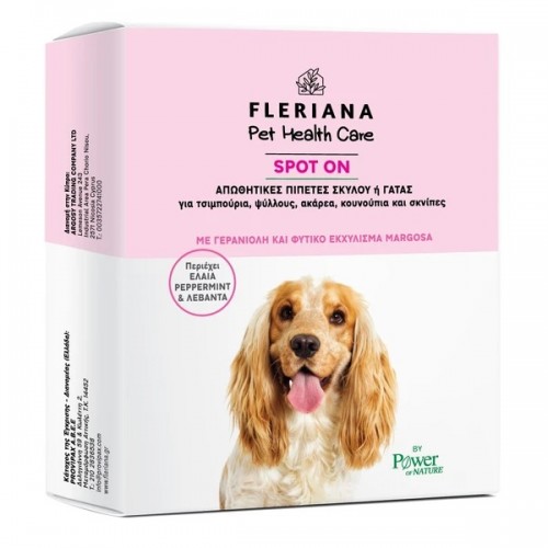 POWER HEALTH FLERIANA PET HEALTH CARE SPOT ON 3 X 5ML