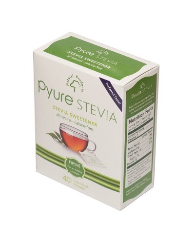 NATURAL PRODUCTS PYURE STEVIA NATURAL 40 ΦΑΚΕΛΛΑΚΙΑ