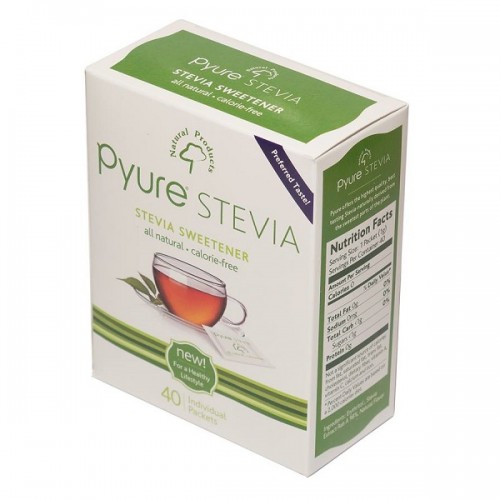 NATURAL PRODUCTS PYURE STEVIA NATURAL 40 ΦΑΚΕΛΛΑΚΙΑ