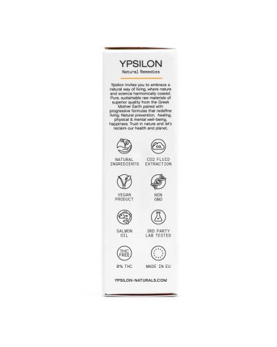 YPSILON PET 5% 500MG “PET CARE” PREMIUM HEMP EXTRACT DROPS WITH SALMON OIL FOR PETS 10ML