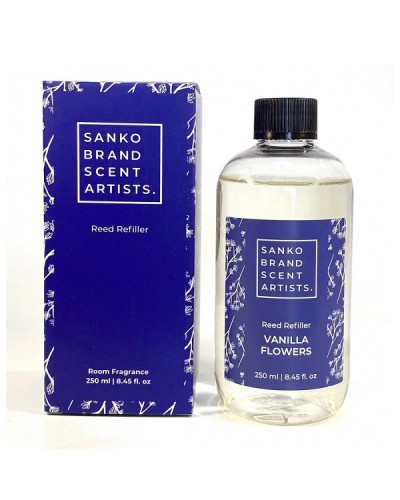 SANKO VANILLA FLOWERS REED REFILLER ΑΝΤΑΛΛΑΚΤΙΚΟ ΑΡΩΜΑΤΙΚΟ ΧΩΡΟΥ 250ML