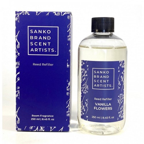 SANKO VANILLA FLOWERS REED REFILLER ΑΝΤΑΛΛΑΚΤΙΚΟ ΑΡΩΜΑΤΙΚΟ ΧΩΡΟΥ 250ML