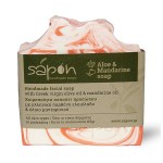 SAPON ALOE & MANDARINE SOAP 115GR