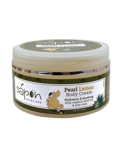 SAPON PEARL LEMON BODY CREAM 200ML