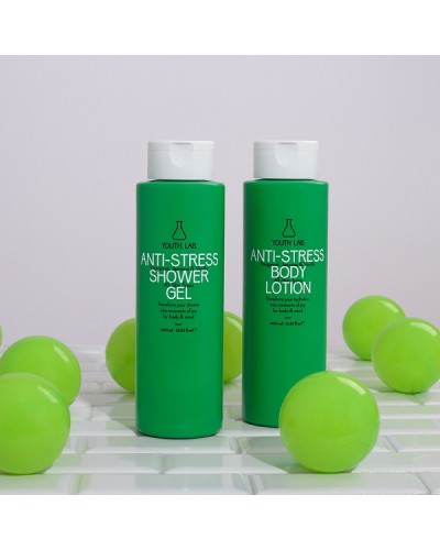 YOUTH LAB. ANTI-STRESS SHOWER GEL BERGAMOT, JASMINE & VANILLA 400ML