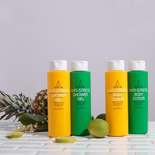 YOUTH LAB. ANTI-STRESS SHOWER GEL BERGAMOT, JASMINE & VANILLA 400ML