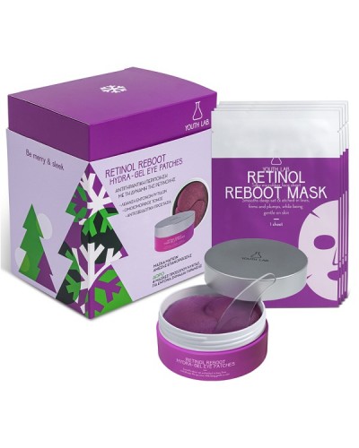 YOUTH LAB. PROMO RETINOL REBOOT EYE PATCHES 30 ζευγάρια & ΔΩΡΟ RETINOL REBOOT MASK 4τμχ