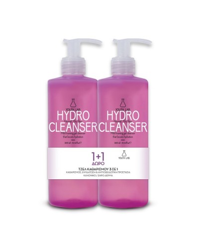 YOUTH LAB. HYDRO CLEANSER 2x300ml (1+1 ΔΩΡΟ)