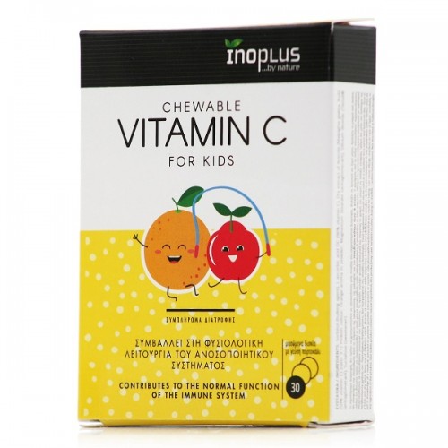 INOPLUS VITAMIN C FOR KIDS 20 CHEWABLE TABS