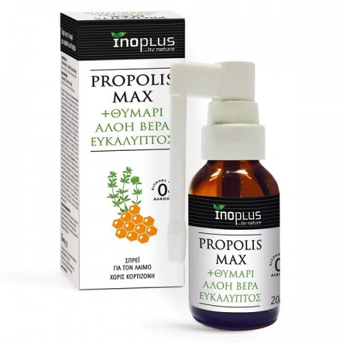 INOPLUS PROPOLIS MAX + THYME, ALOE, EUKALUPTO SPRAY 20ML