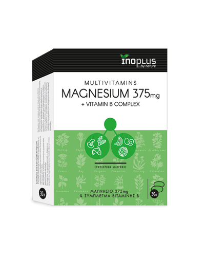 INOPLUS MAGNESIUM 375mg + VITAMIN B COMPLEX 30tabs